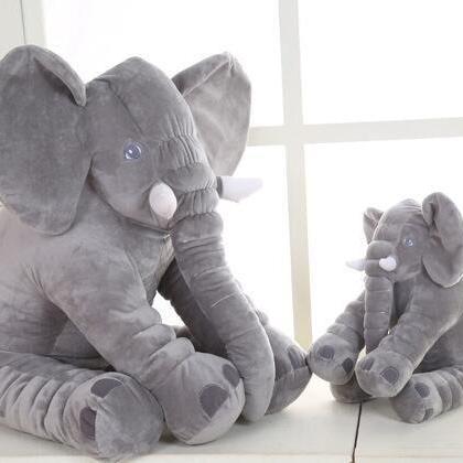 Gray Elephant ,handwork Splice Stuffed Elephant..