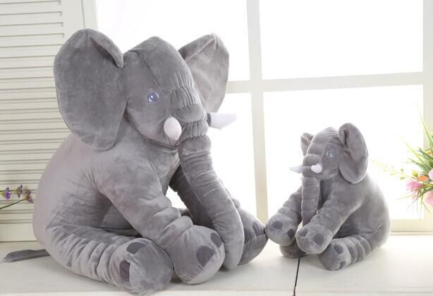 Gray Elephant ,handwork Splice Stuffed Elephant Toy Soft Toy Cushion Gift For Children 30cm