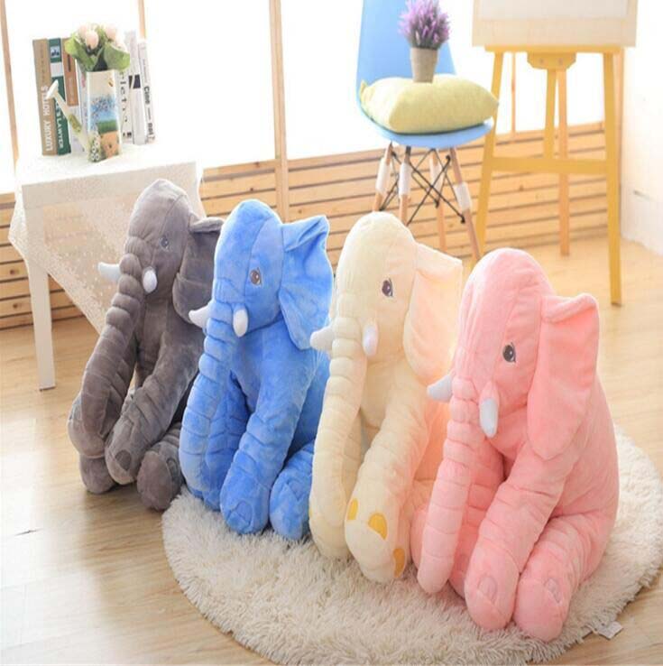 Children's Long Nose Elephant Pillows Soft Plush Toy Baby Toy 60cm