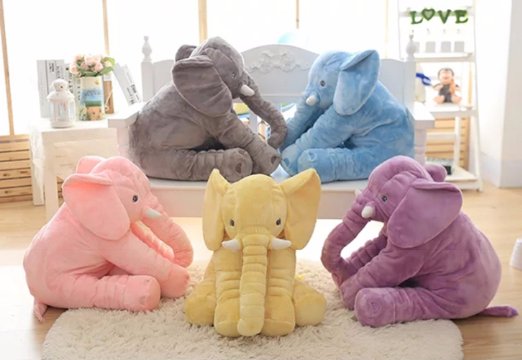 Baby Toy Stuffed Elephant Plush Pillows Pals Cushion Toy Children's Playmates
